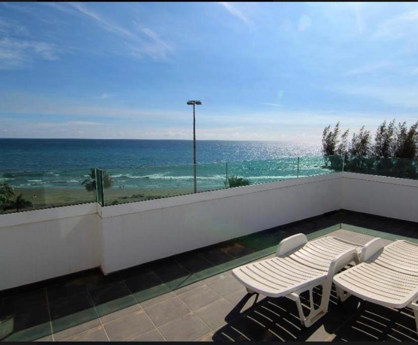 Precioso Apartamento En 1ª Linea De Mar San Agustin  Bagian luar foto
