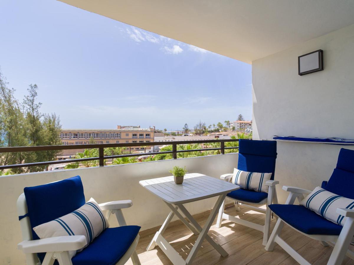 Precioso Apartamento En 1ª Linea De Mar San Agustin  Bagian luar foto