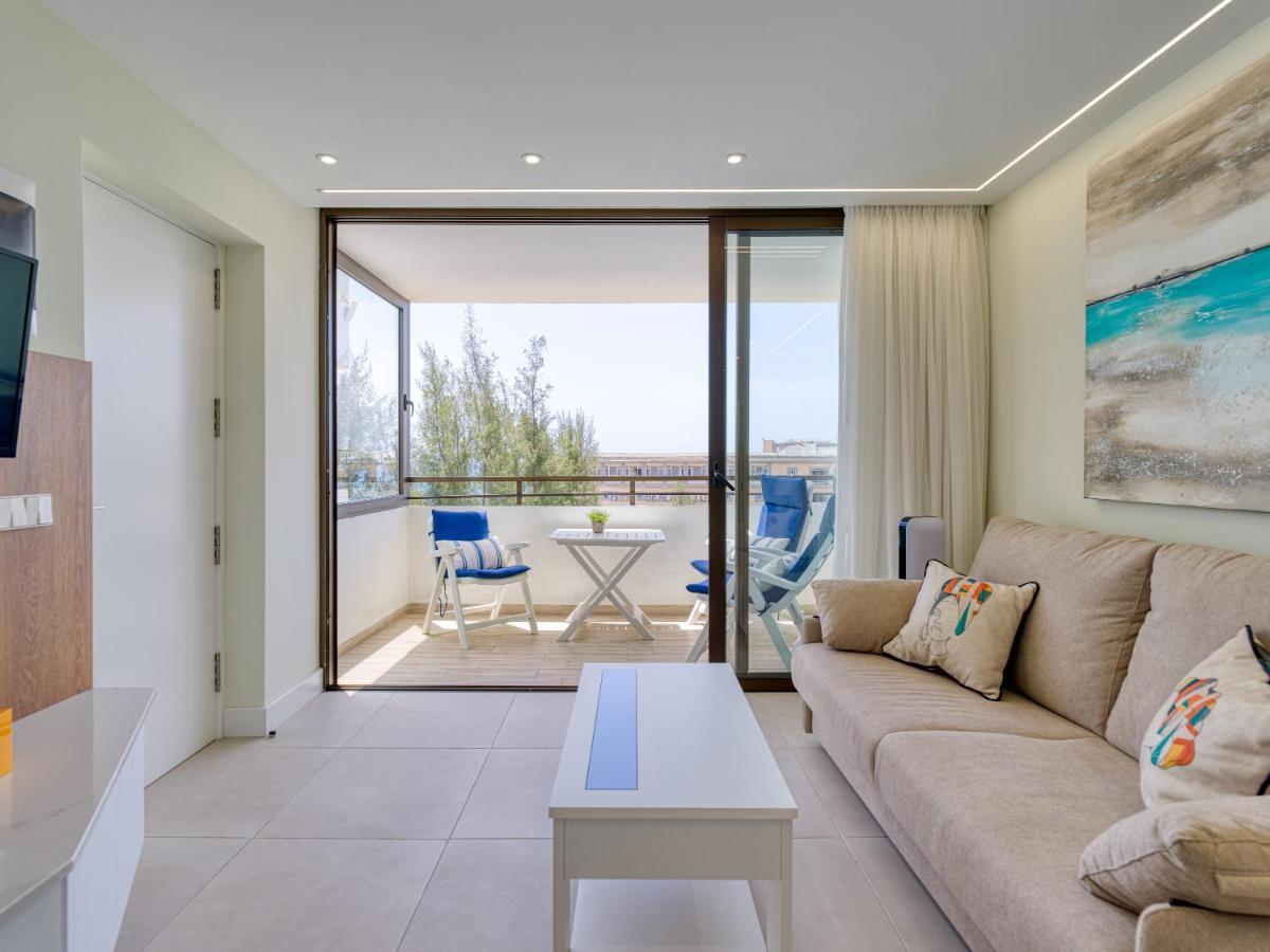 Precioso Apartamento En 1ª Linea De Mar San Agustin  Bagian luar foto