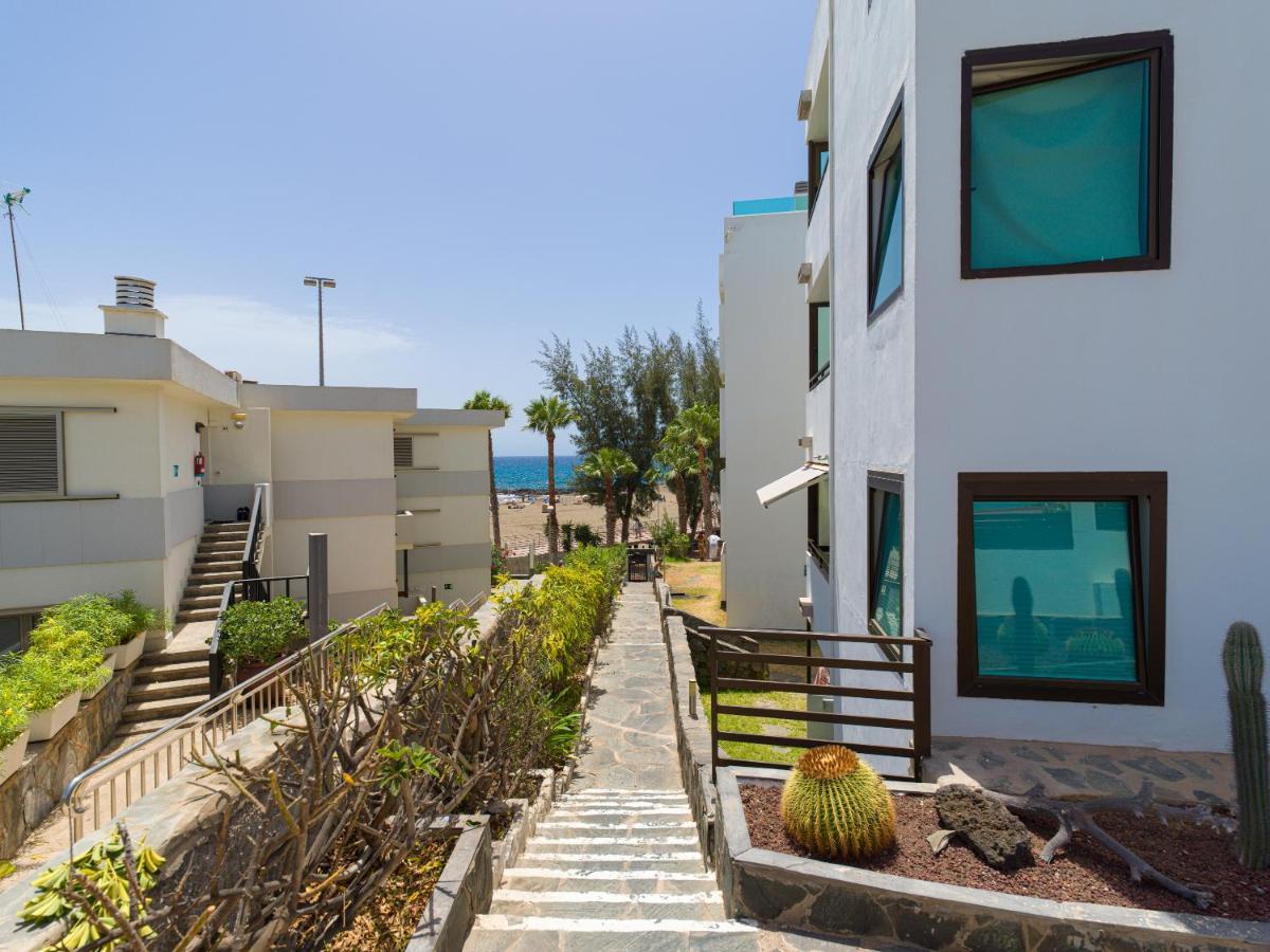 Precioso Apartamento En 1ª Linea De Mar San Agustin  Bagian luar foto
