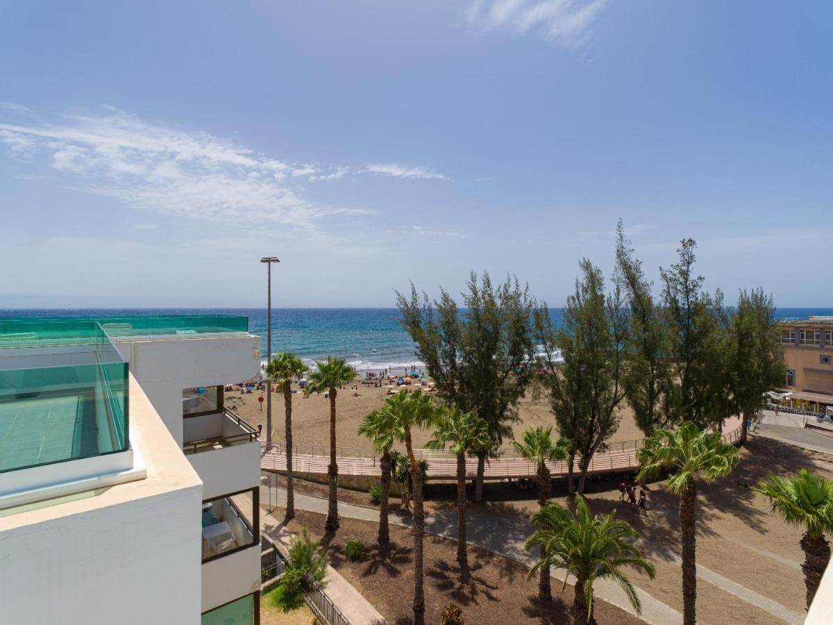 Precioso Apartamento En 1ª Linea De Mar San Agustin  Bagian luar foto
