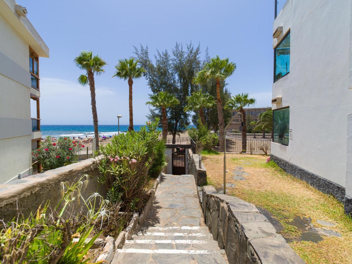 Precioso Apartamento En 1ª Linea De Mar San Agustin  Bagian luar foto