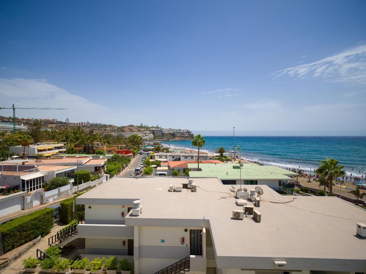 Precioso Apartamento En 1ª Linea De Mar San Agustin  Bagian luar foto
