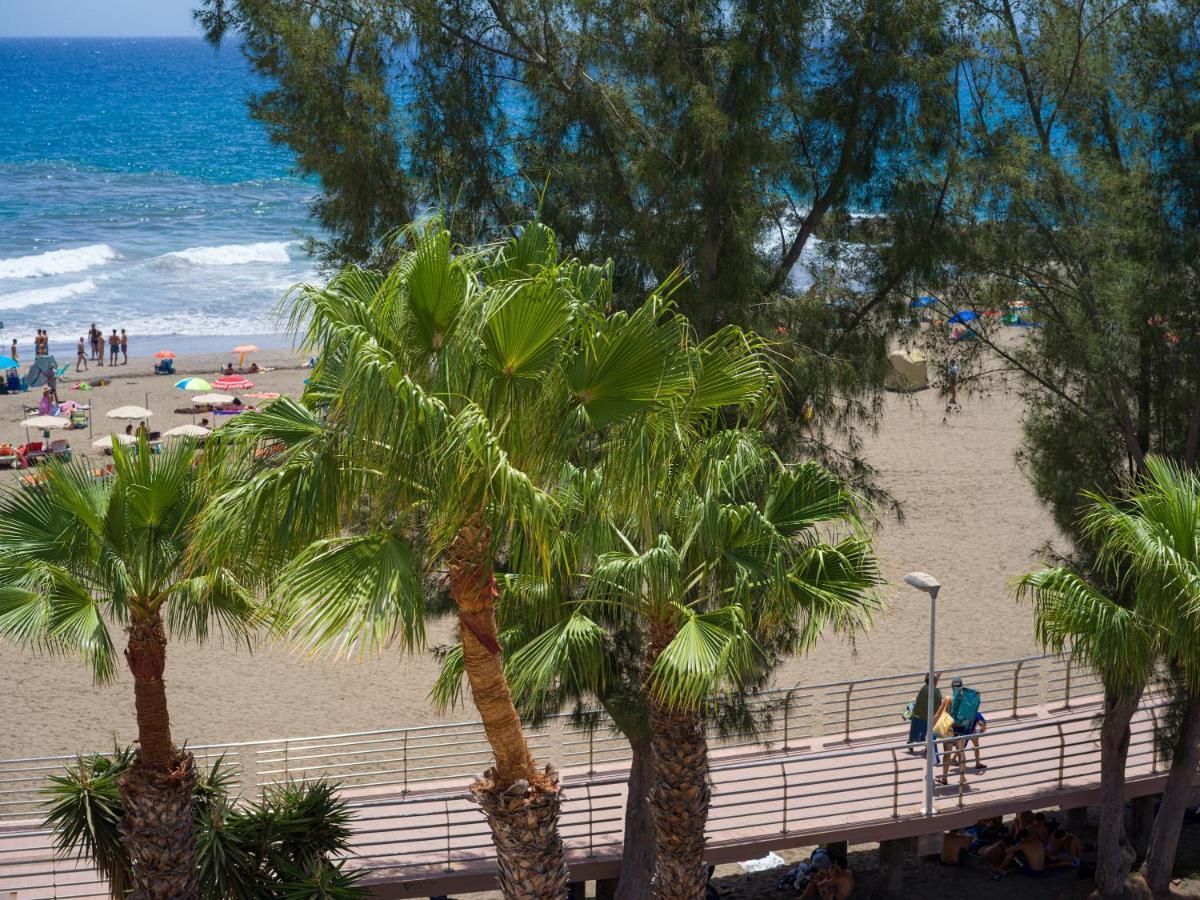 Precioso Apartamento En 1ª Linea De Mar San Agustin  Bagian luar foto